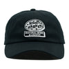 Black baseball hat with Night Market logo on front